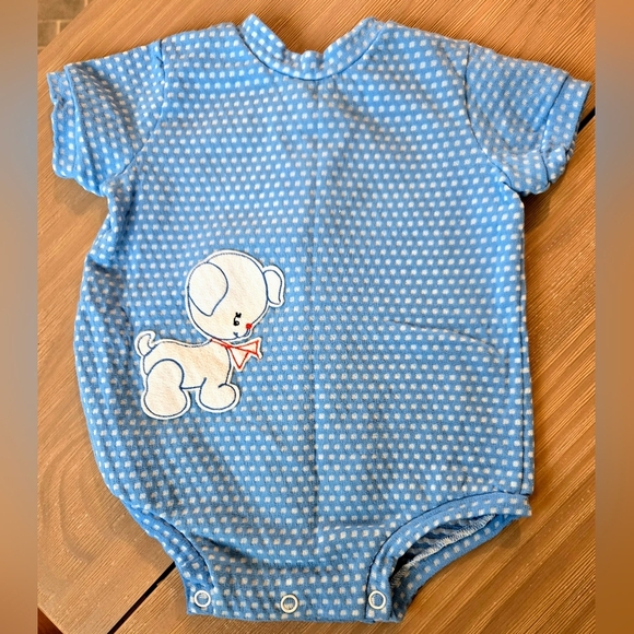 Blue and Yellow Kids Romper Set - Picture 7 of 10